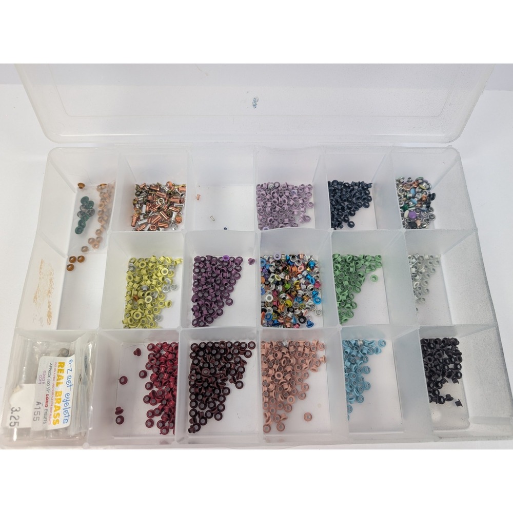 Assorted Colorful Mega Mix of Eyelets Bulk - for tags, crafts, scrapbooking